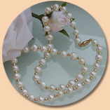 S��wasser-Zuchtperlen - Collier